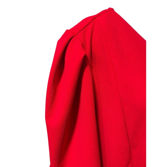 Liz Claiborne Women’s Red Blouse Short Sleeve  Plus 5X Officecore Holidays - Picture 2 of 8